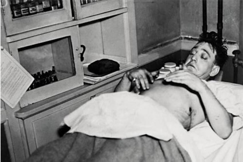 Dutch Schultz on deathbed