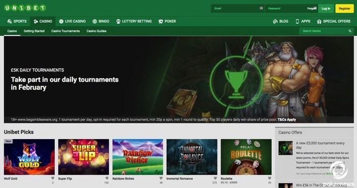 Unibet Casino Online UK