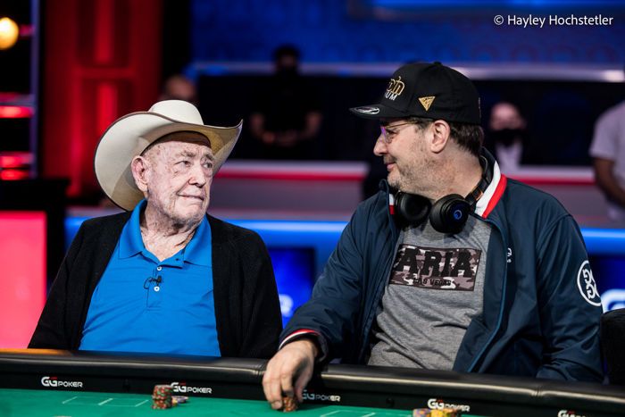 Phil Hellmuth and Doyle Brunson