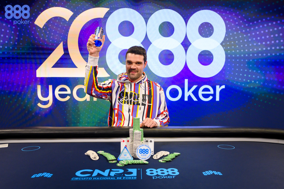 Abel Gongora Wins €1,100 888poker Live Madrid 20th Anniversary Edition (€70,000)