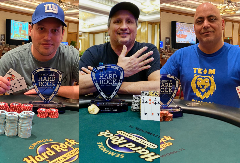 Baumstein, Holley & Singh Find Success at WPT Rock ‘n’ Roll Poker Open (RRPO)