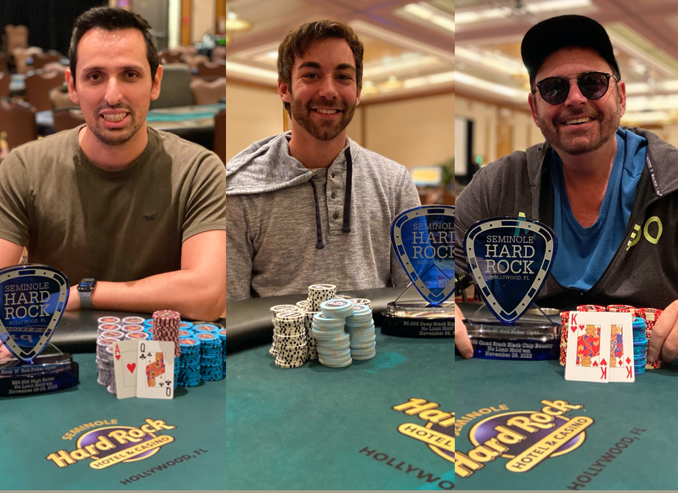 Aido, Lagodich & Newman Among Big WPT Rock ‘n’ Roll Poker Open Side Event Winners