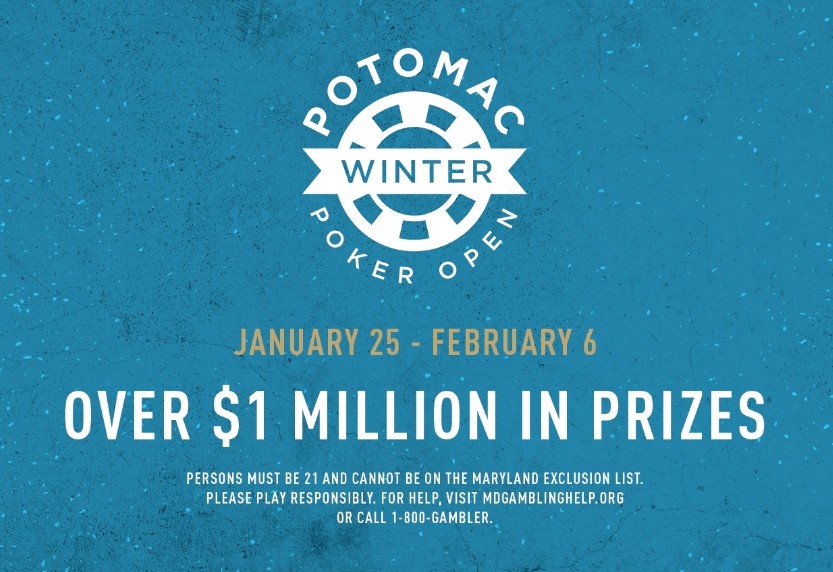 Potomac Winter Poker Open Will Have $1 Million in Guarantees