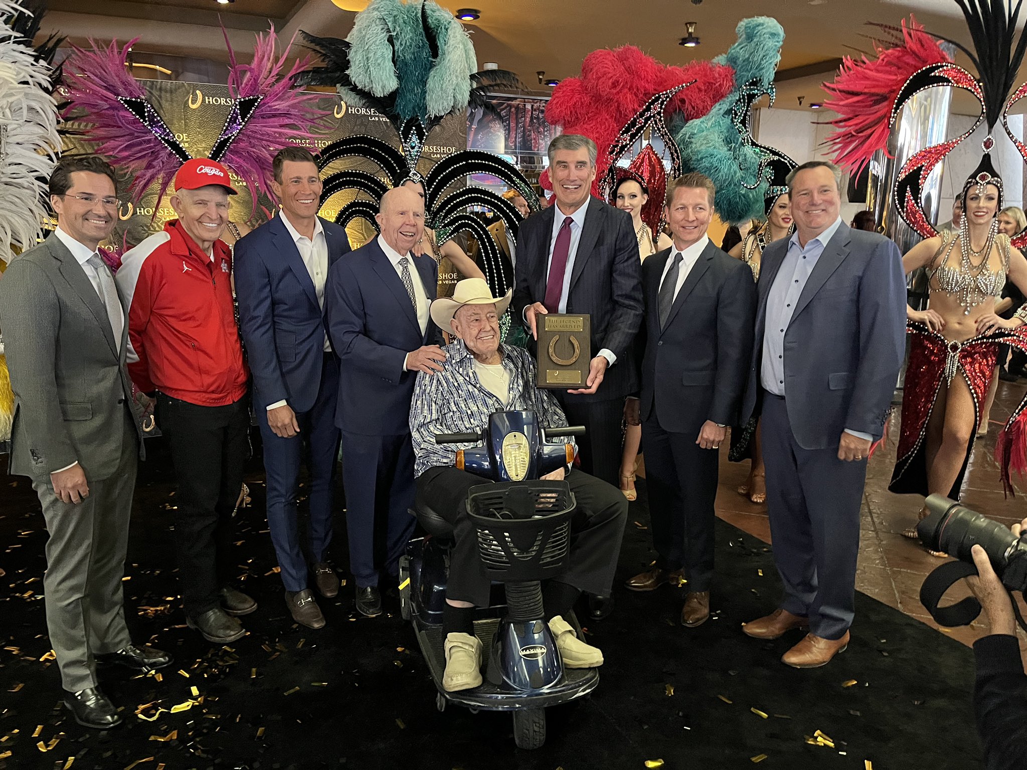 Mattress Mack, Doyle Brunson, Jack Binion Speak at Horseshoe Las Vegas Grand Opening