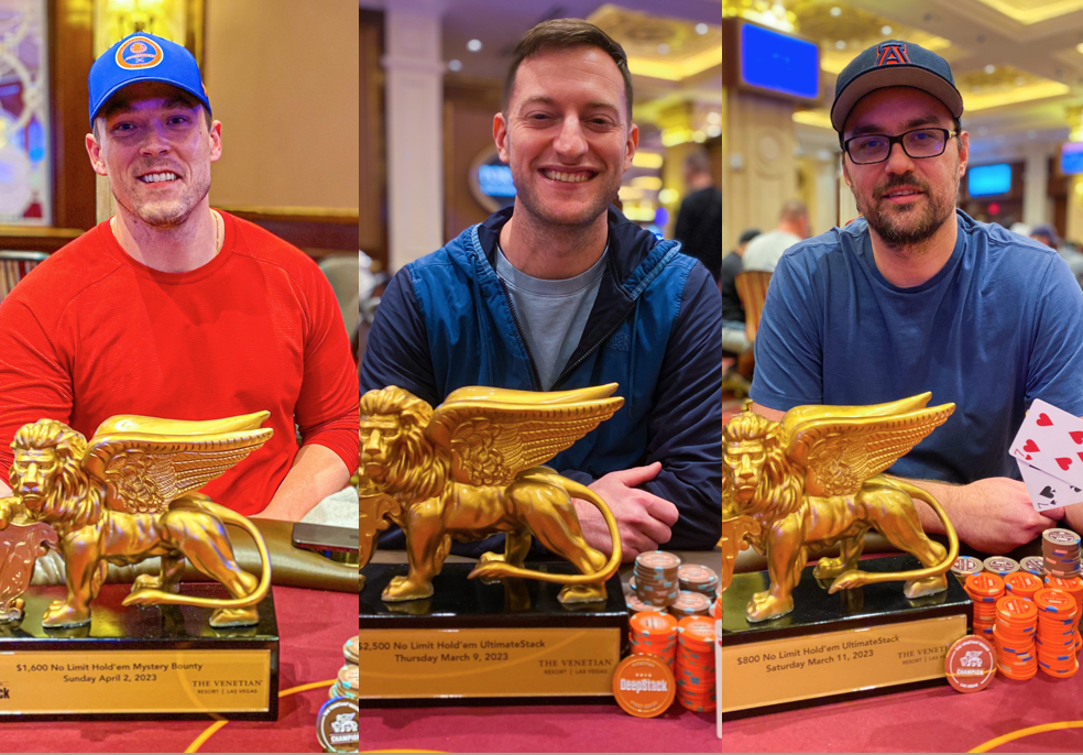 Foxen, Weissman, and Black Among Venetian March DeepStack Showdown Winners