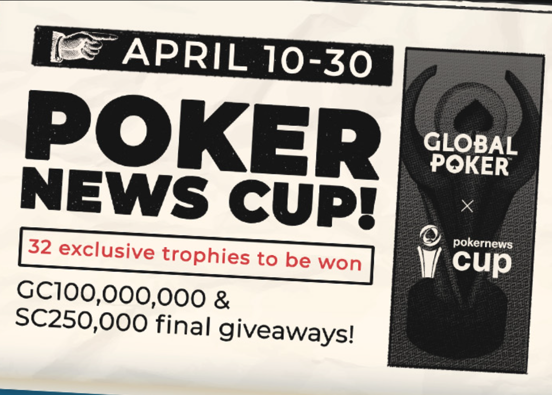 Massive Fields & Two-Time Champ Highlight First Three Days of PokerNews Cup on Global Poker