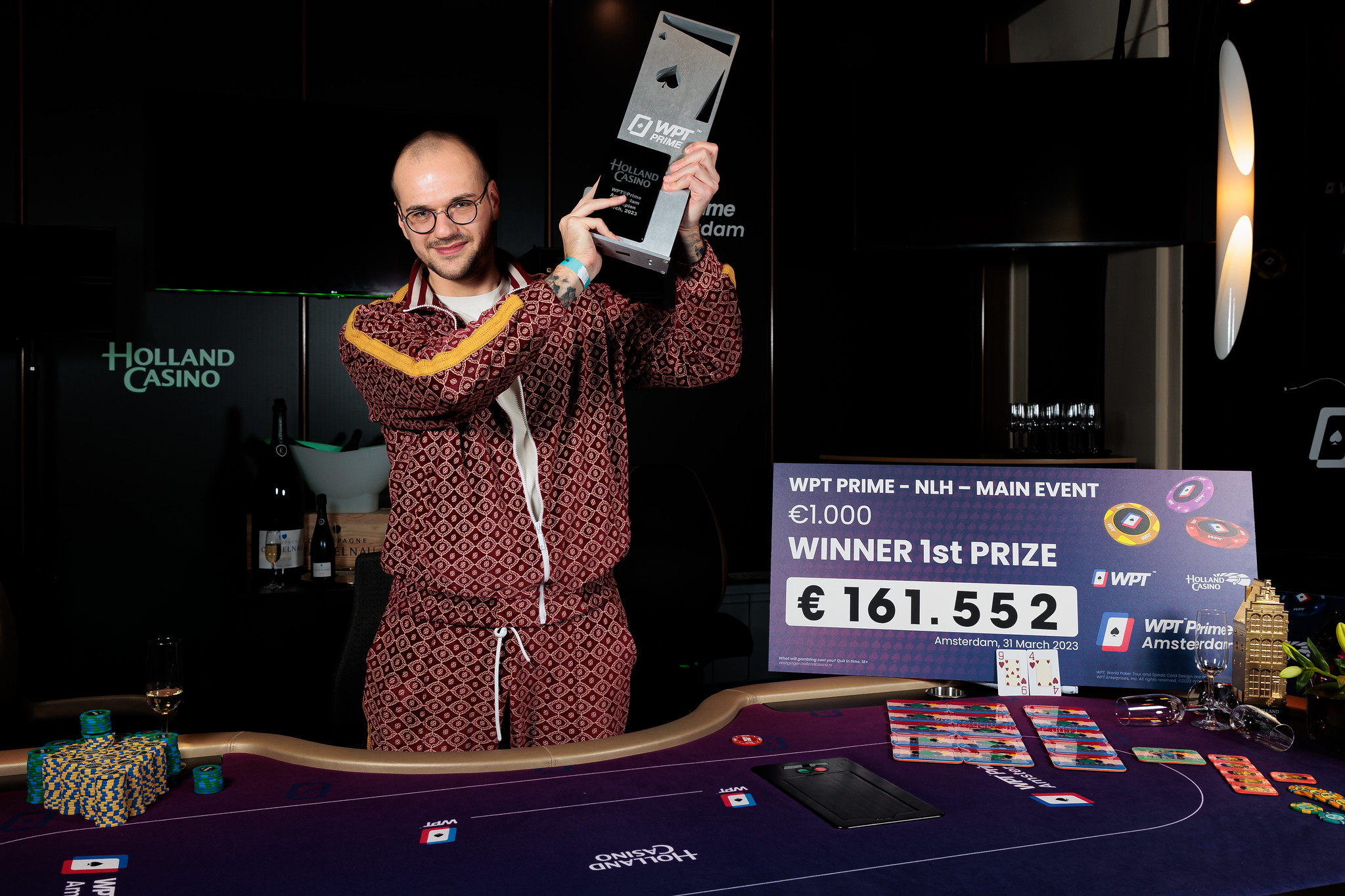 Philip Hollederer Captures WPT Prime Amsterdam Main Event Title (€171,952)