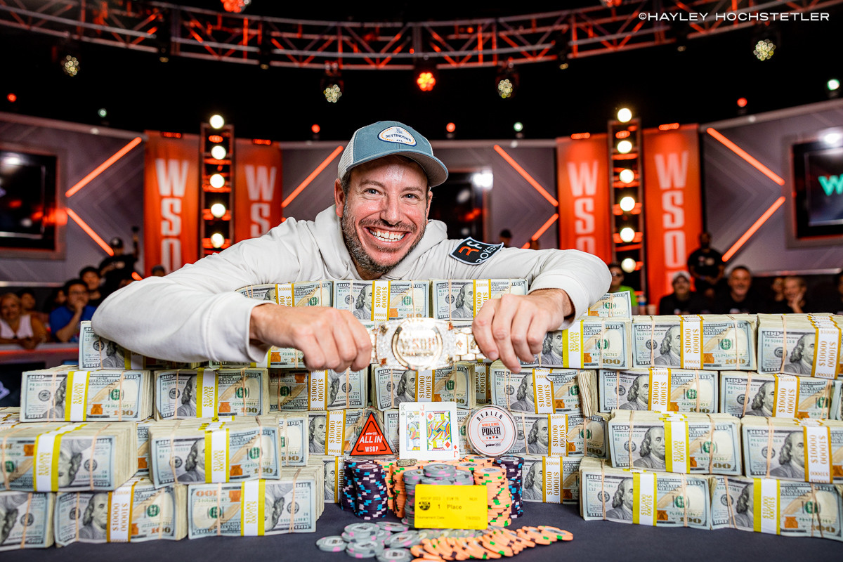 Daniel Weinman Wins Record-Breaking 2023 WSOP Main Event for $12,100,000