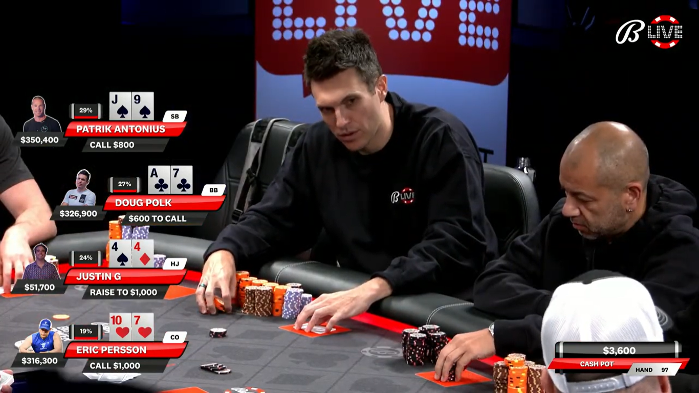 Doug Polk Wins $600k on Big Bet Poker, Feuds w/ Berkey Over Training Sites